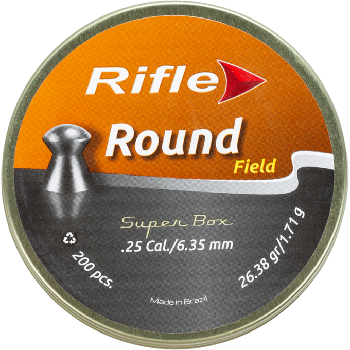 Пуля пневматическая RIFLE FIELD SERIES ROUND 6,35мм, 1,71гр. (200 шт.) 00227155